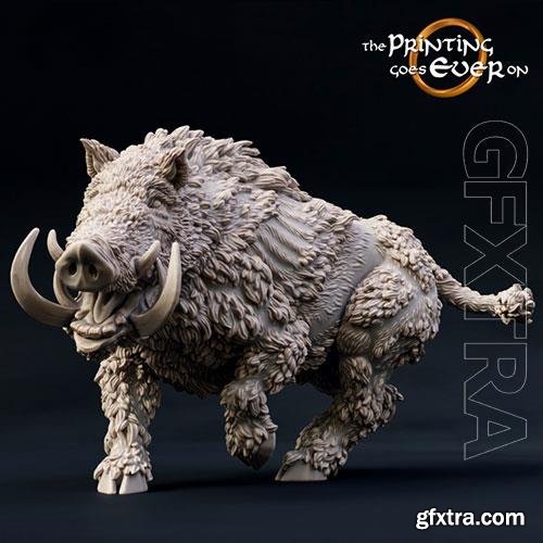 3D Print Model Great Boar