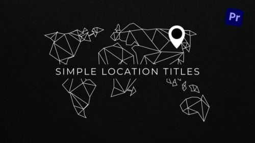 Videohive - Simple Location Titles - 37895824 - 37895824