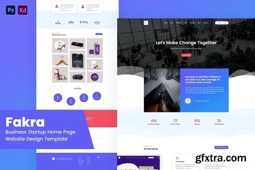 Fakra -Business Startup Website Design Template