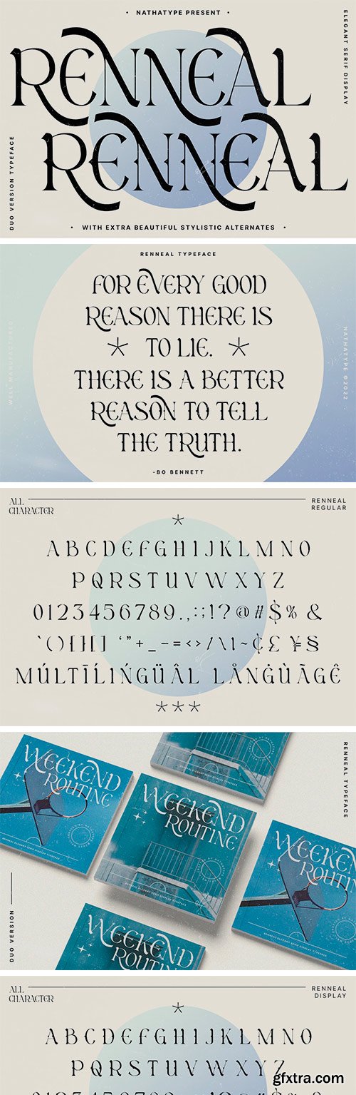 Renneal Typeface Renneal Typeface