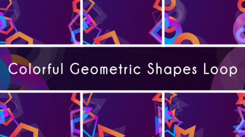 Videohive - Colorful Geometric Shapes Backgrounds - 37780894 - 37780894