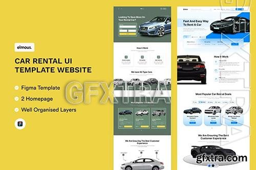 Car Rental - Template Website Figma 32SVC8F