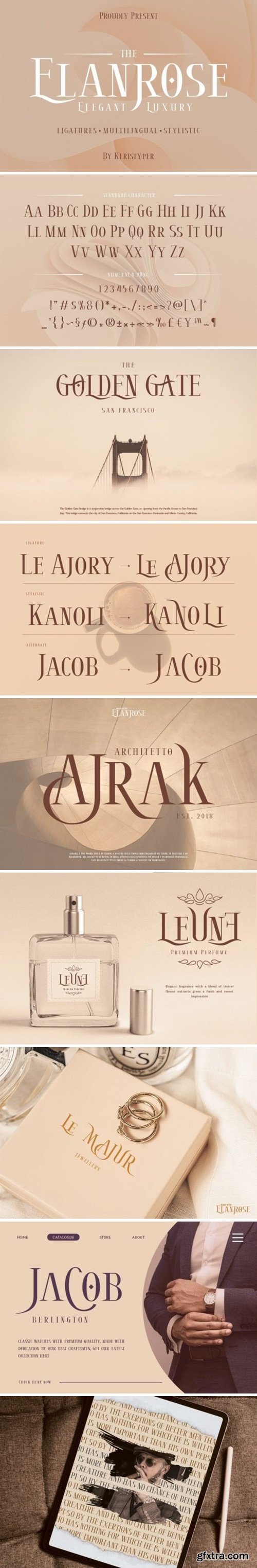 Elanrose Font