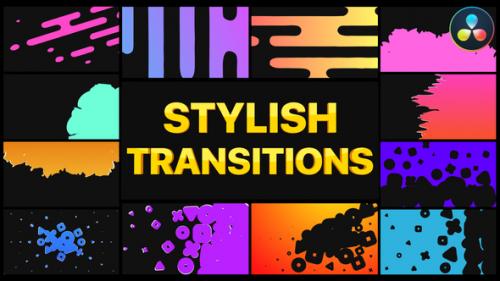 Videohive - Stylish Transitions | DaVinci Resolve - 37932483 - 37932483