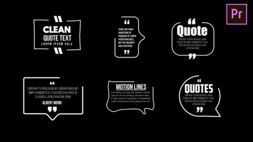Videohive - Clean Quotes - 38002221 - 38002221