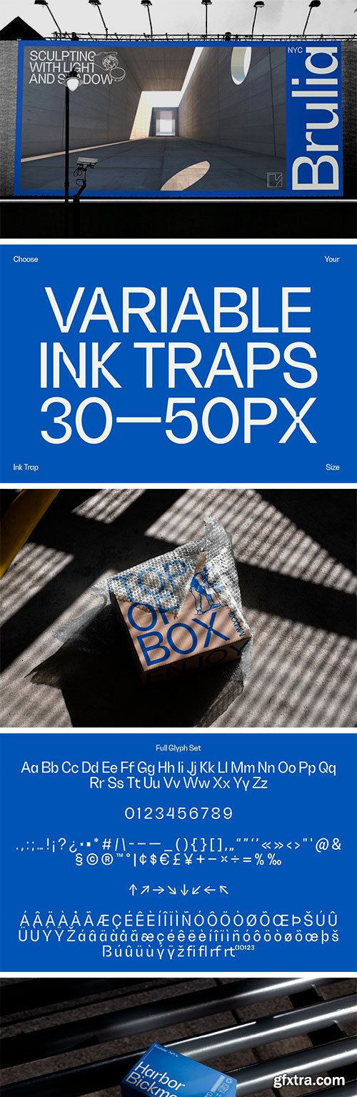 Brulia Ink Trap Sans Serif Brulia Ink Trap Sans Serif