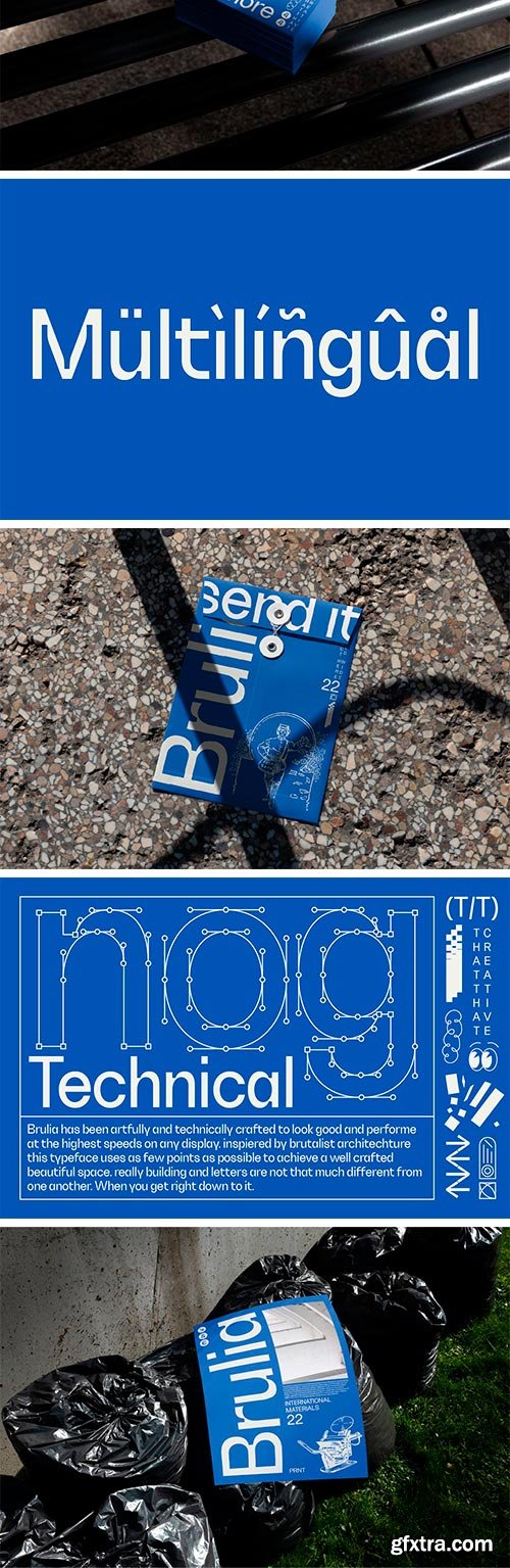 Brulia Ink Trap Sans Serif Brulia Ink Trap Sans Serif