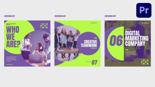 Videohive - Corporate Instagram Posts and Stories Mogrt - 38012700 - 38012700