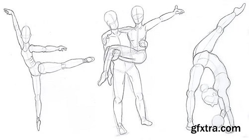 Human Anatomy Drawing : Figure Drawing Sport and Dance Styles