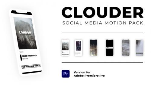 Videohive - Clouder - Motion Pack for Social Media | Premiere Pro - MOGRT - 37717374 - 37717374