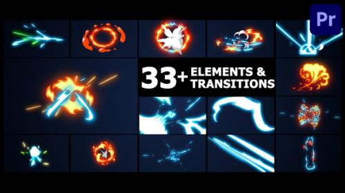 Videohive - Elements And Transitions | Premiere Pro - 37915625 - 37915625