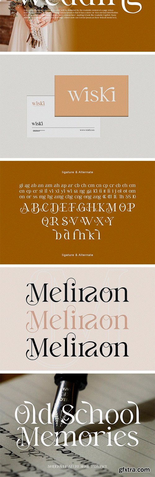 Making Standing - Ligature Typeface Making Standing - Ligature Typeface