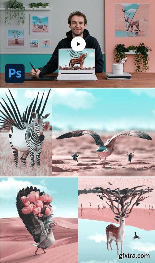 Domestika - Fantastical Photomontage and Illustrations in Photoshop