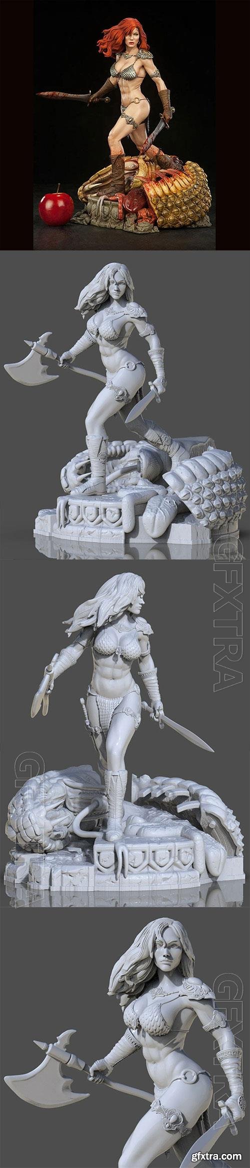 Red Sonja 3D Print Model 