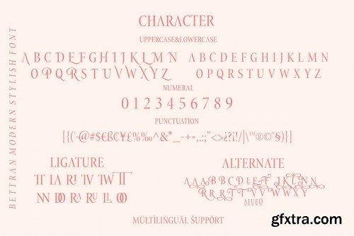 BETTRAN Font