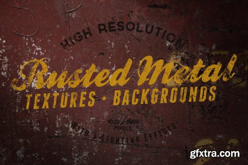 Metal Rust, Scratches and Cracks Backgrounds