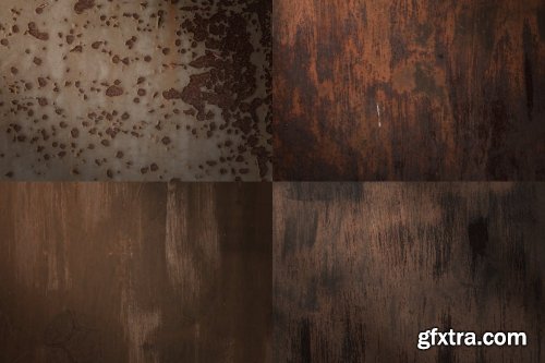 Metal Rust, Scratches and Cracks Backgrounds