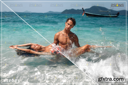 Water Splash Photo Overlays, Photoshop