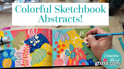  5 Colorful Sketchbook Abstracts!