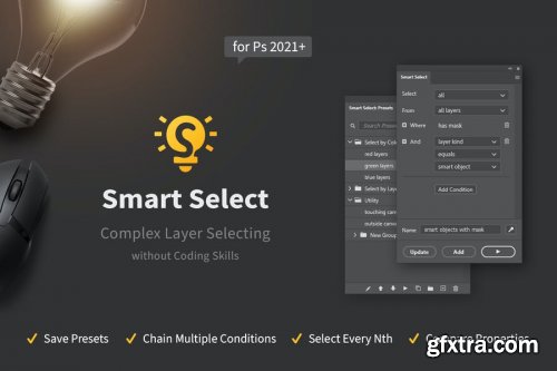 Smart Select V.1.0.3 - Complex Layer Selecting for Photoshop