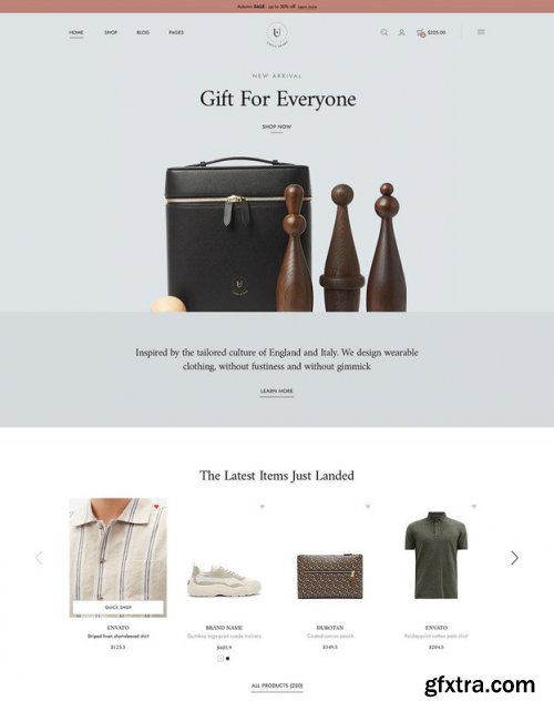 Unico - Minimalist Ecommerce PSD Template