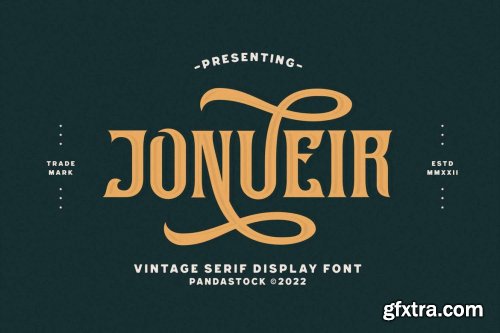 Jonueir - Modern Vintage Font