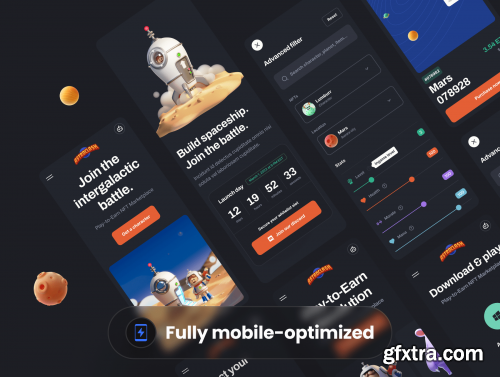 AstroClash: Play-to-Earn NFT Marketplace Kit 