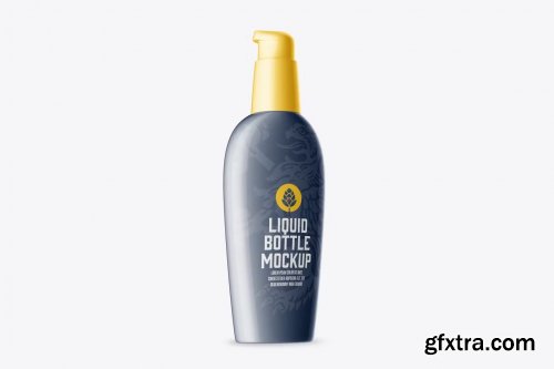 Matte Soap Bottle Mockup