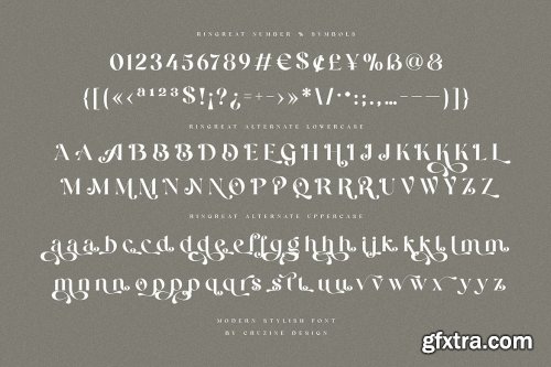 Ringreat Decorative Serif Font