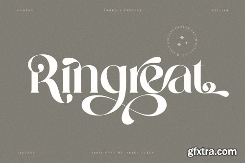 Ringreat Decorative Serif Font