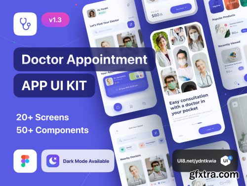 Pocket doc - Online Doctor Consultation App UI Kit
