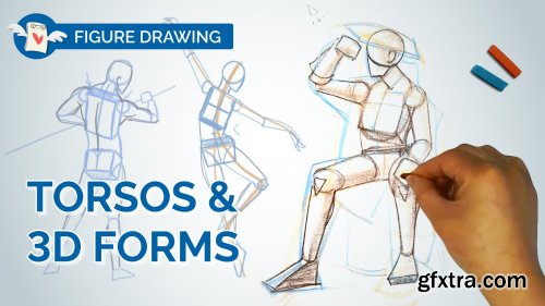  3D Figure Drawing: How to Construct the Human Body Using Forms