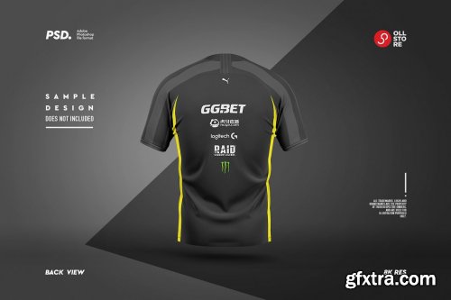 CreativeMarket - Sports T-Shirts Mockups Set 6872336