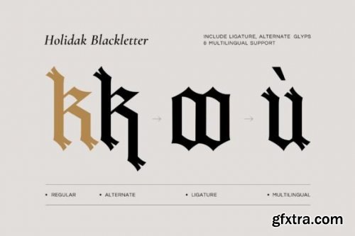  Holidak Font