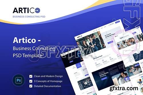 Artico - Business & Consulting PSD Template H3B7B9F
