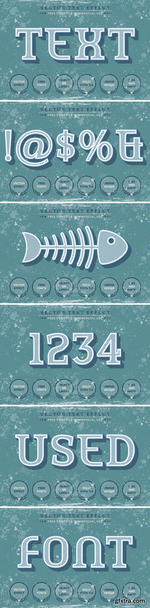 Retro Text - Editable Text Effect, Font Style