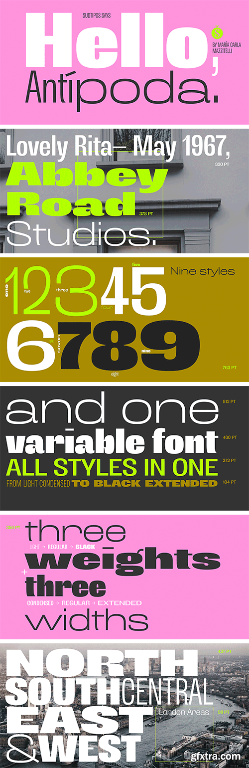 Antipoda Font Family Antipoda Font Family
