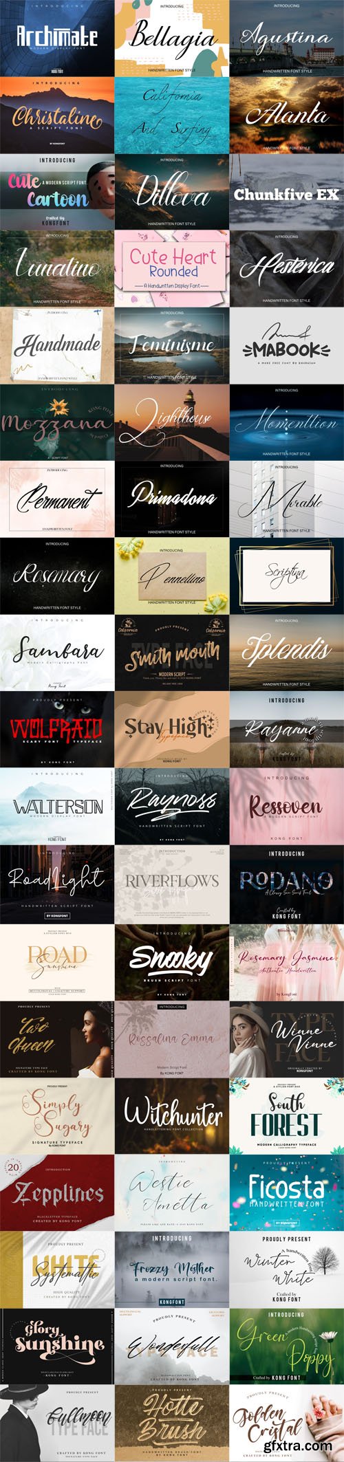 100+ Fonts Bundle [May-2022] Vol.2