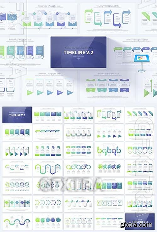 Timeline V.2 - Keynote Infographics Slides JV2N57L