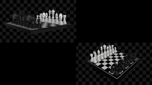 Videohive - 3D Rotating Chess Board - 25275149 - 25275149