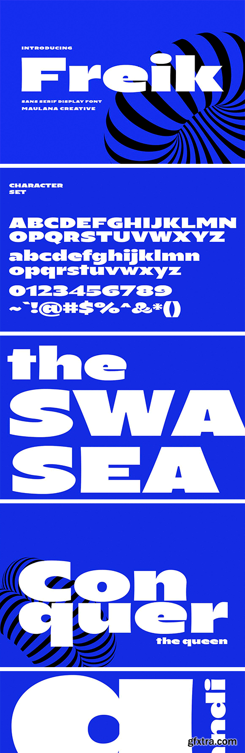 Freik Sans Display Font Freik Sans Display Font