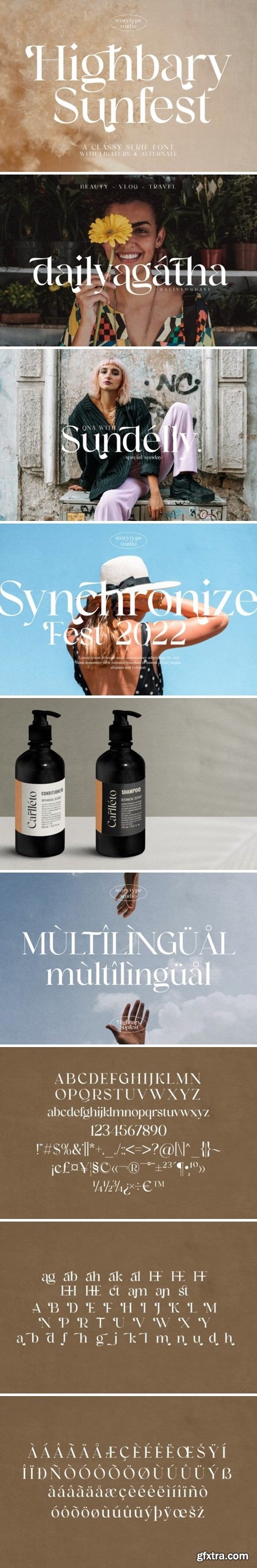 Highbary Sunfest Font