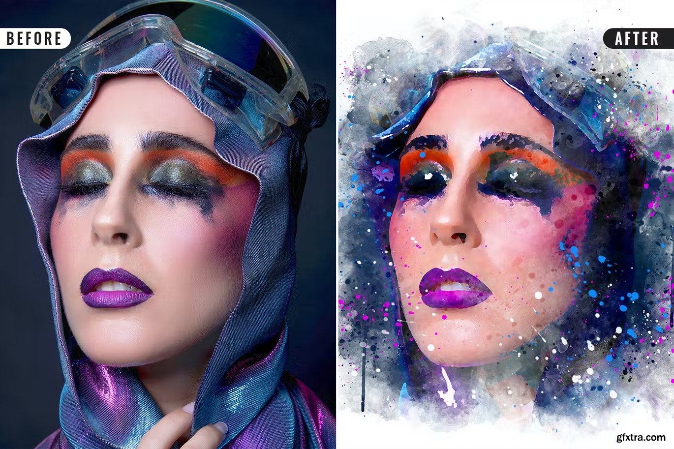 Watercolor Effect » GFxtra