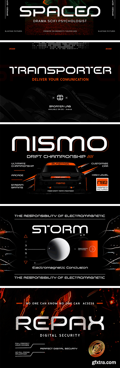 Blastage - Scifi Sans Blastage - Scifi Sans