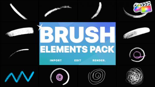 Videohive - Brush Elements | FCPX - 38214312 - 38214312