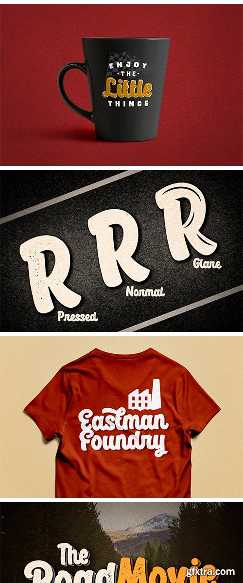 Easy Rider - Layered Vintage Playful Script Easy Rider - Layered Vintage Playful Script