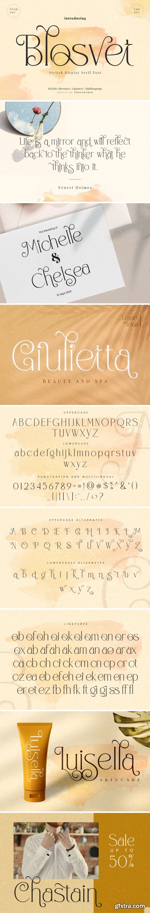 Blosvet Font
