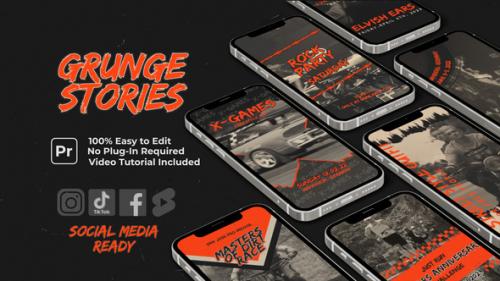 Videohive - Instagram Stories / Grunge Stories - 38221430 - 38221430
