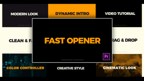 Videohive - Clean Fast Opener for Premiere - 38224387 - 38224387