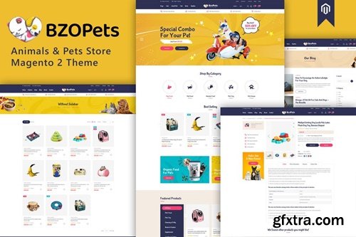 ThemeForest - BzoPets v1.0.0 - eCommerce Animals & Pets Store Magento 2 Theme 37915355